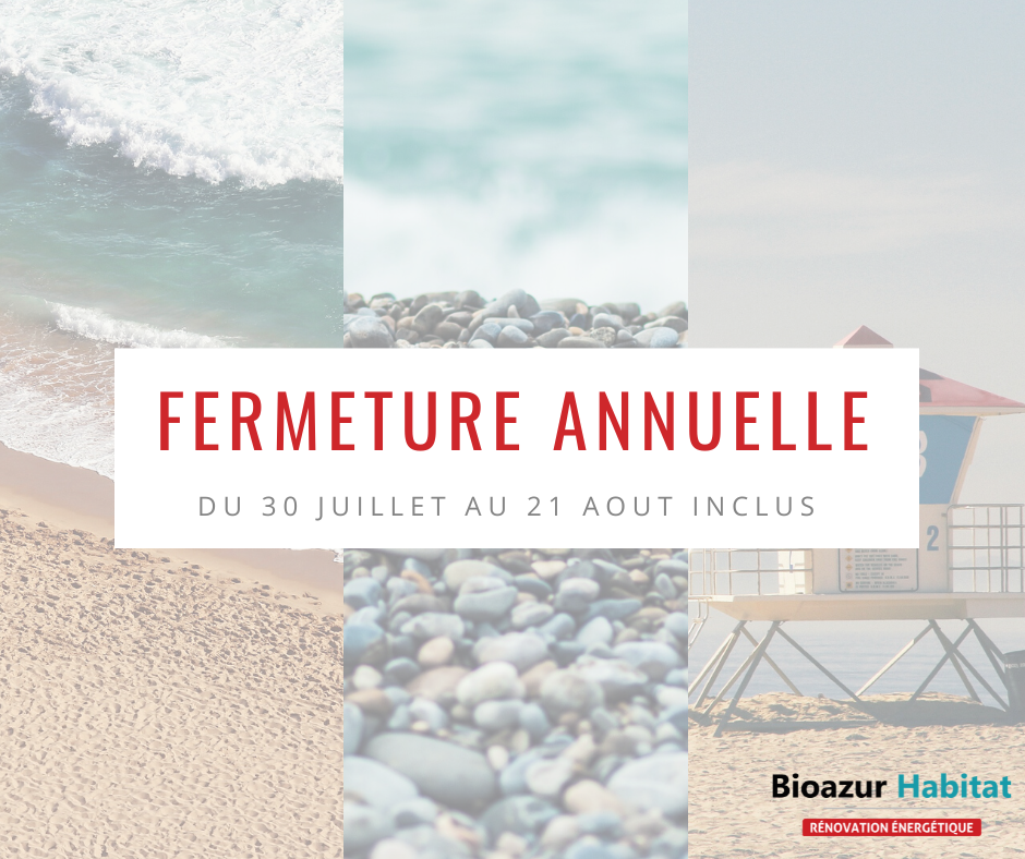 #FERMETUREANNUELLE